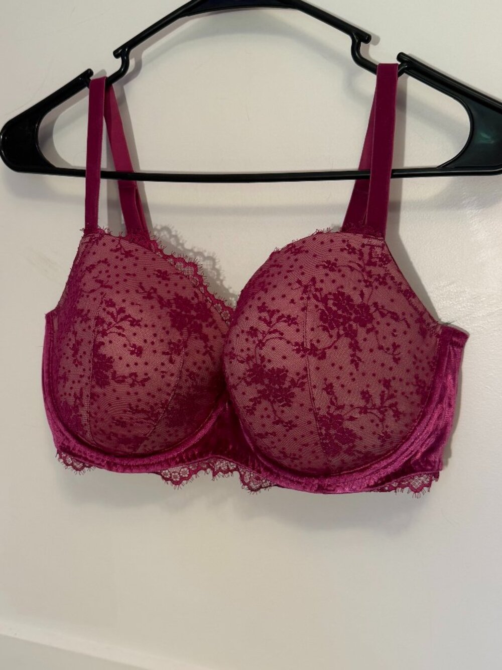 Victoria's Secret Lace and Velvet Dream Angels Demi Bra